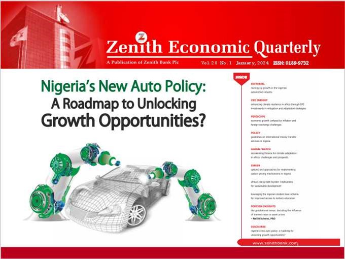 Zenith Economic Quarterly Vol.20 No.1 January 2024