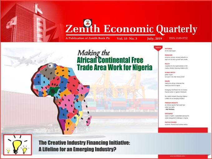 Zenith Economic Quarterly Vol.15 No.3 July, 2019