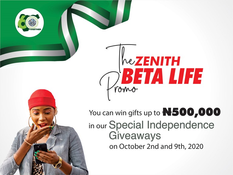 Zenith Bank Winners of the Beta Life Promo