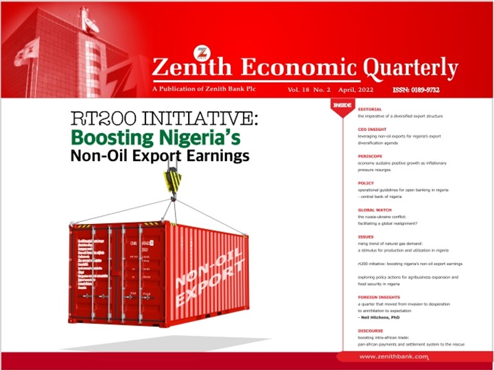Zenith Economic Quarterly Vol.18 No.2 April, 2022