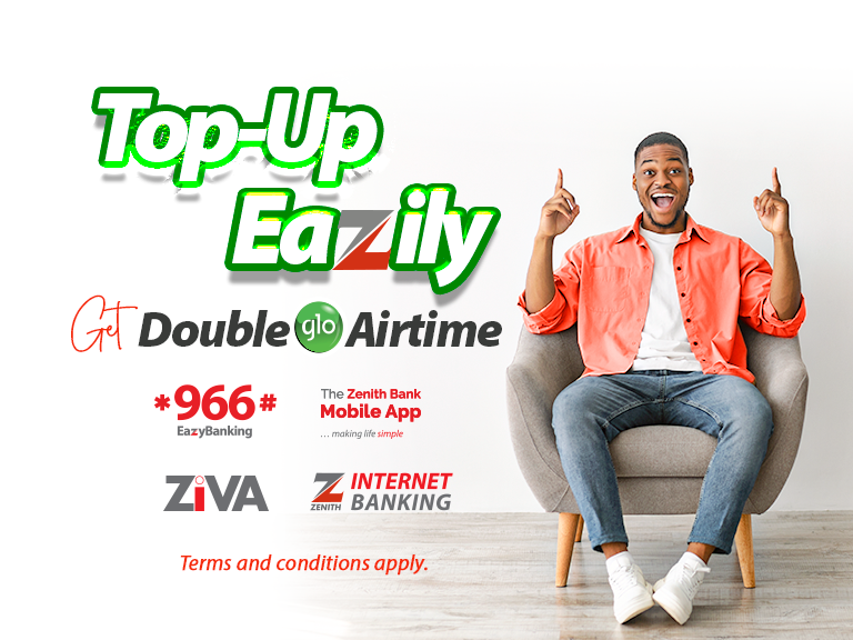 Zenith Bank Zenith Glo Top-Up Eazily Promo