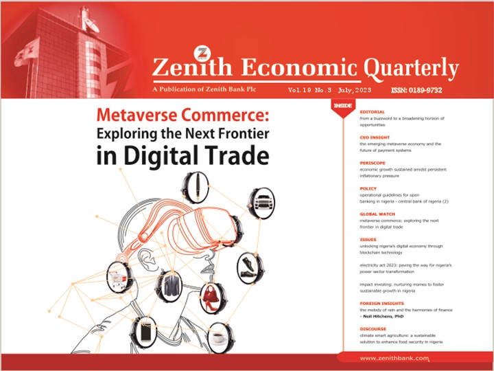 Zenith Economic Quarterly Vol.19 No. 3 July, 2023